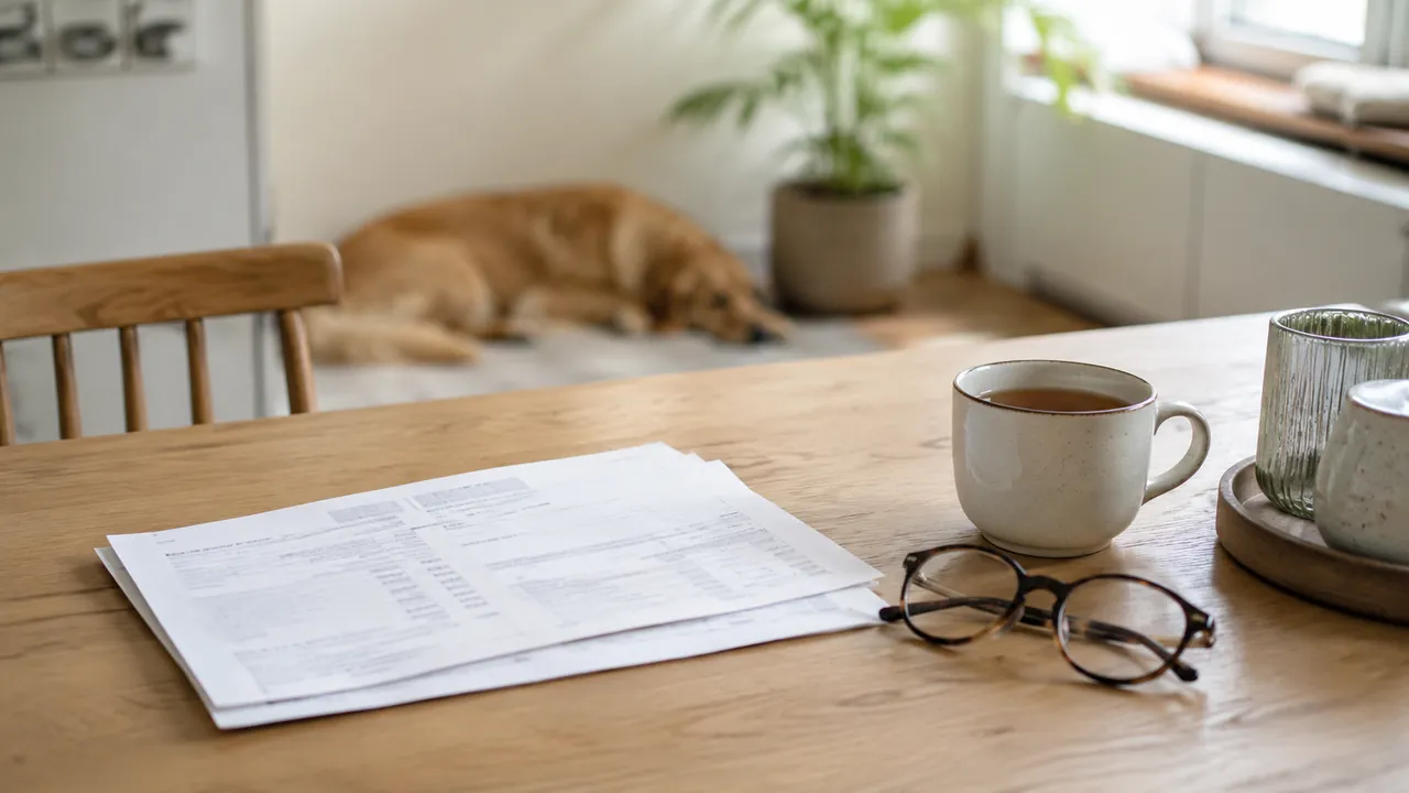Rechnung einer Tierphysiotherapie-Behandlung
